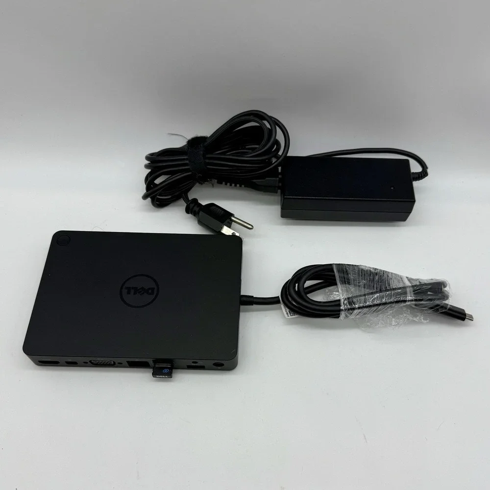 Dell WD15 K17A USB Dock Docking Station K17A001 With A/C‎ Adapter Tested